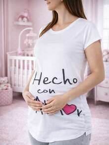 BRUSH MATERNITY BLOUSE 7008VIC - White - View 3