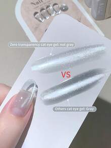 LYTTOA 10ml 0 Transparent Baseless Cat Eye Nail Polish Gel New Style In 2026 Sparkling Plain Water Crystal Versatile Cat Eye Gel Nail DIY Nails - Multicolor - View 4