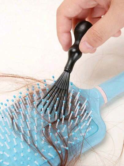 5pcs Comb Cleaning Kit - Air Cushion Massage Comb, Cleaning Brush, Cleaning Claw, Suitable For Kitchen, Bathroom, Home Supplies