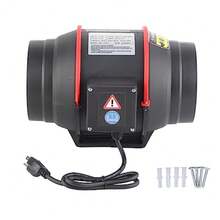 mhjVentilador de Conducto en Línea de 6 Pulgadas Aspas de Alta Densidad Táctil PP Resistente Al Envejecimiento Ventilador de Soporte de Ventilación de Montaje Separado 80W parasleeping Bags - 219165114 - Ver 7
