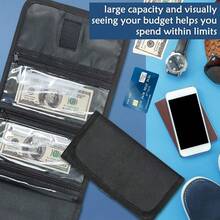 Carteras De Cuero Genuino, Rfid, Delgadas, Billetera Triple - Negro - Ver 5