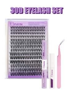 1540pcs, 280pcs, 140pcs, D Curl, C Curl, Lash Clusters Lash Extension Kit DIY Lash Clusters Eyelash Extension Kit, 9-16mm 30D 40D 50D Individual Lashes Kit With Lash Bond And Seal, Lash Tweezers, Remove For Self Use At Home, Eyelashes Individual Kit, Lashes, Lash Cluters (9-16mm, Kit) - Black - View 6