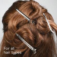 Single Prong Pin-Up Salon Hair Setting Clips Silver 30 Count - 1 - View 5