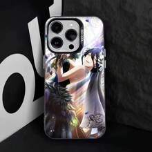 Funda de Teléfono Anime A-Albedo O-Overlord para 17,16,15,14,13,12,11,Pro,Max,Plus, Cubierta Negra de TPU - z2 - Ver 11