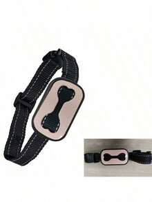 自动训狗项圈，震动超声波止吠项圈，USB充电智能项圈，无电击，不会伤害狗狗，长度可调节，适合小型、中型和大型犬，充电版不含适配器