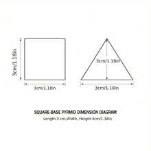 时尚玩家的低调之选：这款水晶金字塔静静地展现您的气场和风采。