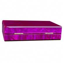 YYW Acrylic Clutch Purses For Women With Marbling Purses And Handbags Elegant Banquet Evening Crossbody Bag - 玫紅色 - 查看 6