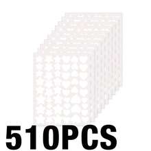 1530pcs Pink, Black, White, Blue, Purple, Green Star Pattern E-Star Face Stickers, Suitable For Photography, Parties, Gatherings And Fun Activities - Multicolor - View 11