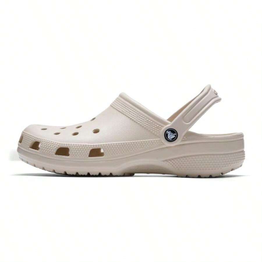 Crocs Classic Clog Unisex Breathable Comfortable Sandals, Beach Vacation Casual Shoes 10001-2MC - Frozen Rice - View 1