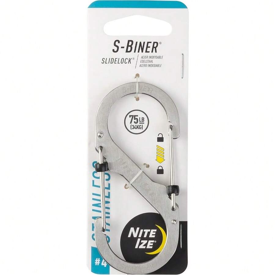 mhjNite Ize S-Biner Slidelock Steel #4 Stainlesssleeping Bags - 219325948 - Ver 1