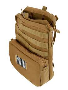 YAKEDA Attachable Water Bag, MOLLE Auxiliary Bag, Multi-Function Storage Pouch - Outdoor Portable Multi-Function Storage Bag With Water Bag, Layered Design, Hook And Loop For Attaching Various Patches - Multicolor - View 9