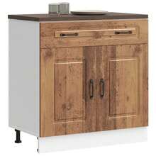 vidaXL Armadio da cucina Kalmar vieux bois bois d'ingénierie - Castano - Visualizzare 2