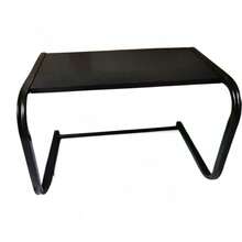 A Two-Layer Iron Kitchenware Storage Rack, Suitable For Ovens And Microwave Ovens - Large-Capacity Double-Layer Design, Polished Metal Surface, Space-Saving Cookware And Seasoning Jar Organization Rack, Modern Kitchenware, Sturdy Structure - Black - View 4