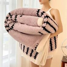 Bed Blankets & Towel Blankets - Black/beige - 150*200 cm - View 8