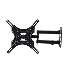 Full-Motion TV Wall Mount, Supporting Up To 66/77 Pounds | Stainless Steel Bracket Suitable For Most 26-55/26-60 Inch TVs, With Swivel And Extension Arm, Tilt, And Leveling Functions. - 黑色普通版 - 查看 6