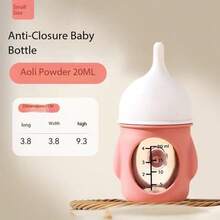 宠物奶瓶，幼猫幼犬奶瓶，宠物喂食饮水用品，宠物喂食工具，适用于喂养：幼猫、幼犬、兔子、仓鼠和其他小型动物，硅胶奶嘴，宠物奶瓶会显示容量比例（80毫升-20毫升），宠物用品，小型宠物奶瓶 - 80ml+20ml - 查看 13