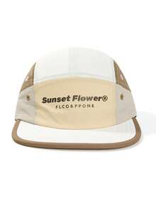 1顶男女通用街头时尚撞色拼接平沿嘻哈帽，速干棒球帽，字母印花，功能性户外骑行帽，轻便透气夏季防晒帽 - 彩色 - 查看 10