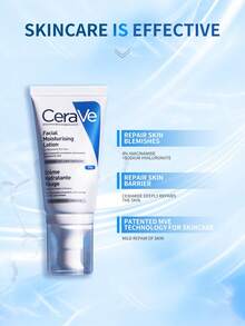 CeraVe PM 夜间面部保湿乳液，52毫升，烟酰胺，保湿，提亮，修复 - PM乳52ml - 查看 4