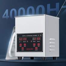 1.3L,limpiador ultrasónico con calentador temporizador y cesta, máquina de cavitación sónica digital profesional 60W, 180W, 480W, 600W, máquina de limpieza para instrumentos de reloj, gafas, moneda, piezas de metal, herramienta - 1.3L - Ver 9