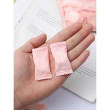 50pcs Disposable Compressed Towels, Portable Travel Non-Woven Face Towels, Water-Activated Wet Wipes, Disposable Facial Cleansing Cloths, Coin-Sized Travel And Outdoor Tissues, Candy-Colored Squares, Suitable For Travel, Hotels, Camping, Vacations, Skincare, Living Rooms, Home, Bedrooms, Bathroom Decor, Travel Essentials, Weddings, Parties, And Other Occasions - Hồng - Xem 6
