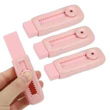 M&G 4 Pack Erasers, Pink Sliding Retractable Eraser Push Pull Cute Pencil Erasers Soft Large Easy To Clean With Plastic Sleeve For Sketching Drawing Artists Teacher Pencils, Pink - 粉色 - 查看 2
