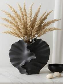 1pc Creative Abstract Vase Home Decor, White Floral Rattan Vase, Minimalist Boho Nordic Style, Suitable For Modern Farmhouse Decor, Living Room, Kitchen, Bedroom, Dining Table, Etc. - Multicolor - View 5