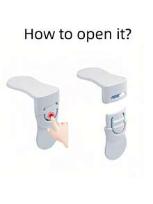 4pcs/6pcs/10pcs Set Child Safety Locks, Corner Guards, Cabinet Locks - Fit Drawers, Cabinets, Refrigerators, Bed Frames, Furniture Edges - Multicolor - View 5