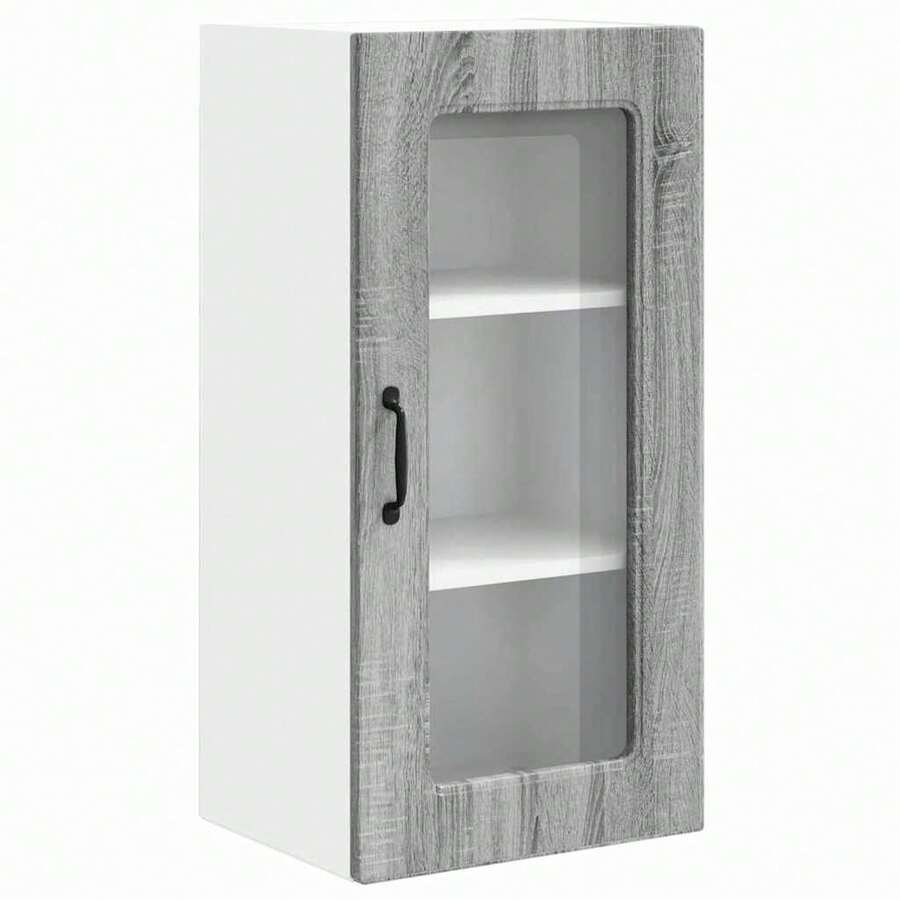 vidaXL Armoire de cuisine Kalmar Gris Sonoma 40 x 31 x 80 cm - Gris - Voir 1