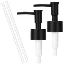 Soap Dispenser Pump Lotion Pump Replacement Head Kitchen Refill Dispenser For Regular Mouth Bottle For Standard 28/400 Thread Size 2 Pack(Black) - Black - 查看 1