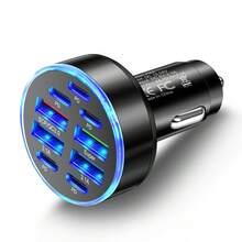 1/2个4USB+5PD 38W快充车载充电器适配器，兼容USB/Type-C充电线 - A - 查看 10