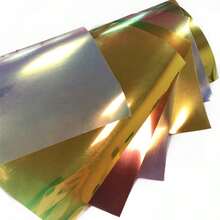 Printerpapier - Regenbooglaser in goud en groen - Bekijken 10