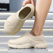 EVA Chef Shoes, Lightweight, Comfortable, Slip-On, Anti-Slip, Waterproof, Oil-Resistant, Wear-Resistant, Fashionable Casual Shoes - Khaki - View 5