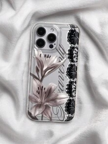 Ốp lưng điện thoại trong suốt in họa tiết hoa ly ren đen thời trang, tương thích với iPhone 13/11/17/17 Pro/16/14/15/15 Pro/15 Plus/15 Pro Max/7 Plus/8 Plus/X/Xs Max/Xr/11 Pro/12 Pro/13 Pro/14 Pro/12 Mini/13 Mini/11 Pro Max/12 Pro Max/13 Pro Max/14 Pro Max/14 Plus/17 Pro Max/17 Air/6/6s Plus/7/8/16 Pro/16 Plus/16 Pro Max/SE2/17 Pro Max và Galaxy/A54/A14/A12/A13/A15/A32/A33/A24/A52S/S20/S21/S22/S23/S24/S23Plus/S24ultra/S25/A15/A33/A23, phiên bản quốc tế, không phải phiên bản nội địa. Quà tặng Phục Sinh mùa xuân - Nhiều màu - Xem 2