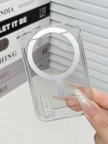 Ốp lưng điện thoại bằng acrylic trong suốt, kiểu dáng tối giản, bảo vệ toàn diện, tương thích với Apple. - Trong sáng - Xem 3