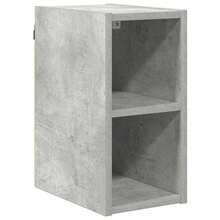 vidaXL Armoire suspendue avec rangement Gris béton 20 x 29,5 x 40 cm - Gris - Voir 6