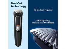 Philips Norelco Multi Groomer - 13 Piece Mens Grooming Kit For Beard, Face, Nose, And Ear Hair Trimmer And Hair Clipper - NO BLADE OIL NEEDED, MG3740/40 - 黑色 - 查看 5