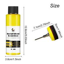 JB-XPCS 100ml Car Headlight Restoration Polish - Removes Oxidation, Yellowing, Fogging, Suitable For Polishing All Vehicle Lens - A - Xem 9