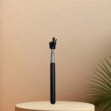 1pc Retractable Teacher Pointer Stick, Finger Design, Telescopic School Teaching Pointer, Teacher Classroom Supplies - Multicolor - View 7