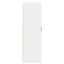 vidaXL Armoire de cuisine Blanc brillant 80 x 31 x 100 cm - Blanc - Voir 7