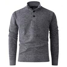 Men Sports Cardigans - Grey - View 1