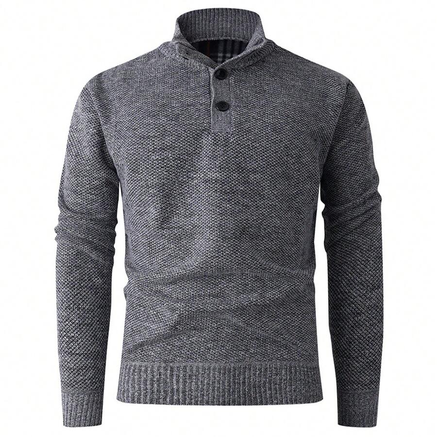 Men Sports Cardigans - Grey - View 1