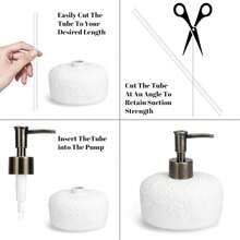 Plastic Soap Dispenser Pump Replacement For Standard 28/400 Thread Size For Your Lotion Or Dish Soap Refill Dispenser Kitchen Bathroom 2 Pack(Bronze) - 銅色 - 查看 10