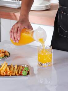 1pc Water Bottle, Specifically Designed For Storing Beverages Such As Soda, Water, Iced Tea, Juice, And Milk, Perfect For Home Use, Restaurants, And Bars. - Multicolor - View 7