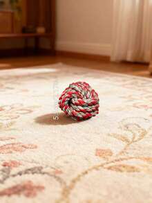 Pet Toy Set: Cotton Rope, Chew-Resistant Dog Toy, Dog Dental Chew Stick (For Teeth Cleaning) - Multicolor - View 5