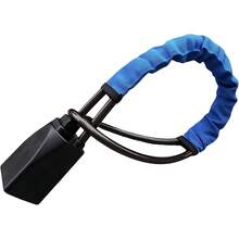 Tapsin Adjustable Car Steering Wheel Lock To Seat Belt Anti-Theft Reinforced Cable Lock Fits Most Vehicles With 3 Keys - Blue - View 2
