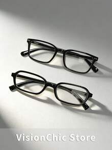 1 Par/2 Pares de Gafas de Moda Elegantes y Cuadradas - Marcos Exquisitos, Patillas Únicas, Diseño Unisex, Adecuadas para Deportes al Aire Libre, Fiestas, Vacaciones, Viajes, Conducción, Pesca y Accesorios de Fotografía - Materiales Premium de Alta Calidad - transparente - Ver 16