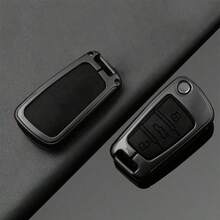 Folding Leather Alloy Key Case For Cars, Shell Holder For Audi Q3 8u F3 S, Line Protection, Key Ring, Car Accessories - Audi - View 23