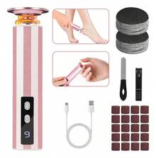TendenciaPulidor De Uñas Profesional Esmeril Drill Portátil Para Pies RosaCalidad premium - Rosa - Ver 12