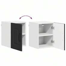vidaXL Armário de cozinha com armazenamento Kalmar Noir 30 x 31 x 40 cm - Preto - Ver 11