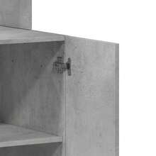 vidaXL Armario de cocina gris béton 60x50x180 cm ingeniería de madera - Gris - Ver 9
